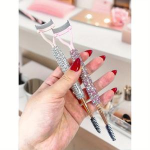 Peine Separador <span class=keywords><strong>de</strong></span> <span class=keywords><strong>Pestañas</strong></span> 2 en 1 con Doble Cabezal, Aplicador <span class=keywords><strong>de</strong></span> Rímel con Cristales Brillantes, Definidor <span class=keywords><strong>de</strong></span> <span class=keywords><strong>Pestañas</strong></span> con Cubierta <span class=keywords><strong>de</strong></span> Peine, Diseño en Arco - Product Image 1