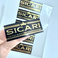 Minda personnalisé Logo privé, estampage à chaud, bande de cigare, anneau enroulé, feuille d'or, étiquette de cigare, emballage