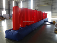 Publicité gonflables pvc piscine flotteur lettres décoration lettre ballons signe gonflable logo pour événements géant led lumière lettre