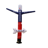 Ballon de danse gonflable à impression personnalisée Aero, décoration publicitaire colorée, mini tube de danse de ciel avec ventilateur