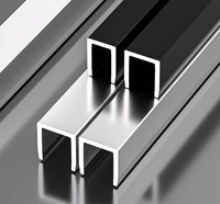 Perfil de Aluminio en U, Tira de Protección Decorativa para Bordes de Azulejos de Vidrio, para Pisos de Apartamentos Modernos, Hoteles y Hogares