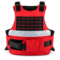 Gilet de sauvetage pour rafting en eaux vives 150N à haute flottabilité, en Oxford 600D et mousse NBR, réglable, équipement de sécurité aquatique pour le kayak et le sauvetage