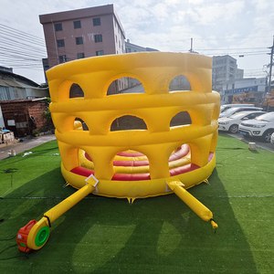 Vàng PVC Inflatable Colosseum chiến binh carmival Đấu sĩ trò chơi bơm hơi jousting <span class=keywords><strong>Arena</strong></span> để bán - Product Image 6