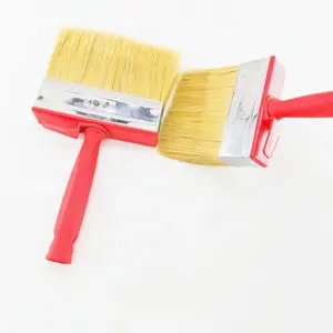 Factory Sale wall synthetic paint brush with flexible paint brush filament professional paint brushes