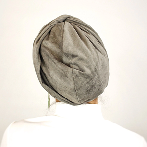 Turbante fácil de atar, ahorro de tiempo, moño bajo y nudo superior, plisado frontal, plisado cruzado, turbante de estilo Simple, Hijab, tocado musulmán - Product Image 4