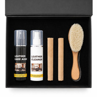 Kit d'entretien et de nettoyage pour cuir de qualité supérieure, nettoyant et revitalisant pour cuir, pour fauteuils de massage, canapés et cuir PU