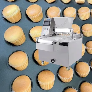 Automatic Cupcake Maker Small Macaron Fill Tiramisu Depositor Cup Cake Brownie Make Dispenser Machine