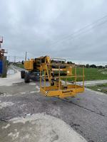 Nacelle articulée Haulotte HA16RTJ d'occasion, année 2021, hauteur de travail 16m, 4x4 tout-terrain, plateforme élévatrice pour travaux en hauteur