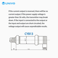 Capteur/transmetteur de pression en acier inoxydable 4-20mA Précision 0,5% FS Certificat antidéflagrant Ex Ia IIC T6 IP65 316L