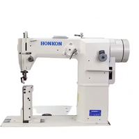 Machine à coudre industrielle à point noué à aiguille simple à entraînement direct haute vitesse HONKON HK-810D avec moteur en fer pour chaussures