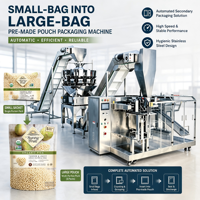 Machine d'emballage de sachets de graines de quinoa avec ensacheuse pour la ligne de conditionnement secondaire de superaliments en vrac de quinoa biologique