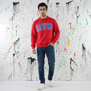 HAWKS Pull à capuche 100 % coton pour homme – Style vintage urbain respirant et à séchage rapide, coupe classique - Product Image 1