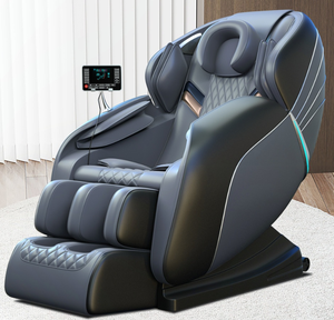 C98 OEM 3D silla eléctrica de gravedad cero 4D masaje de cuerpo completo Shiatsu calefacción raspado portátil plegable L silla de masaje de pista - Product Image 2
