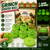Jouet Squishy Monstre Vert d'Halloween Inspiré des Raviolis, Balle Anti-Stress à Remontée Lente, Jouet Sensoriel Mignon à Presser, Cadeau