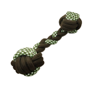 Jouet à mâcher en corde pour chiens, en coton et polyester épaissis de luxe, fait main, pour usage intérieur et extérieur, taille L