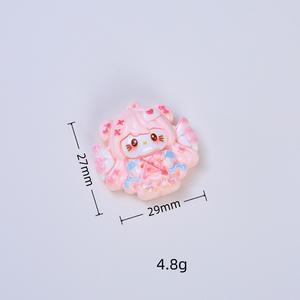 Популярные дизайнерские милые фигурки кошек из смолы, кабошоны, декоративные элементы для слаймов, кукольных домиков и поделок своими руками - Product Image 6