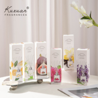 Ensemble diffuseur à roseaux de 50ml Parfum d'intérieur aromatique de luxe avec boîtes d'emballage Ménage 50ml