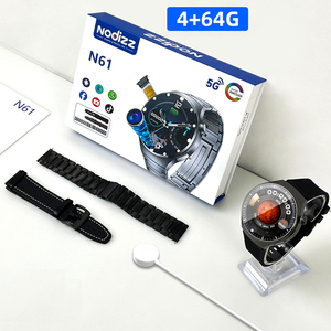 N61 GPS NFC Truy Cập Điều Khiển Đồng Hồ Điện Thoại 4G 5G Mạng Sim Thẻ Vido Cuộc Gọi Vòng Thông Minh Đồng Hồ Siêu HD Phía Trước Máy Ảnh 500W Smartwatch - Product Image 6