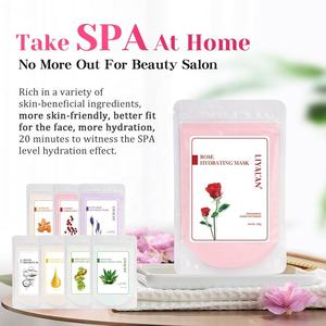 Poudre de gelée d'hydrogel naturelle en gros, à la rose, au curcuma et à l'or, blanchissante, hydratante, douce, peel-off pour le visage - Product Image 5