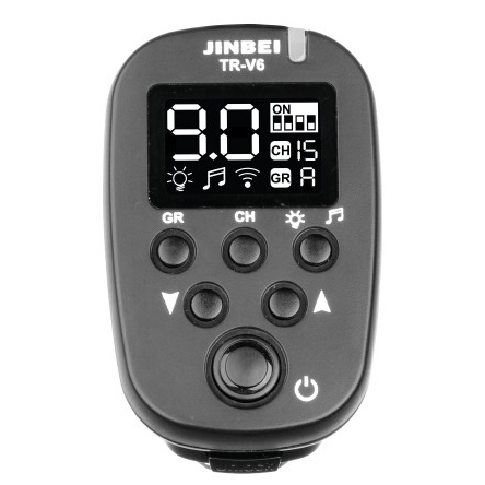 JINBEI TR-V6 2.4G Wireless Ligence Flash Trigger Transmitter Photography Studio for Selfie Light