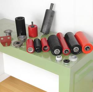 Yeni karbon çelik Troughing rulo çerçeve parçaları depo ve perakende endüstrileri için toplu malzeme için bant konveyör - Product Image 2