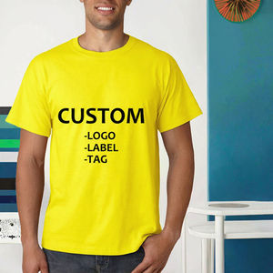 Camiseta de punto oversize unisex al por mayor, OEM ODM, con logo personalizado impreso, 100% algodón, estilo casual, alta calidad, vintage, transpirable - Product Image 2