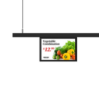Boshine supermarché mince affichage numérique étagère bord publicité écran bande LCD moniteur affichage