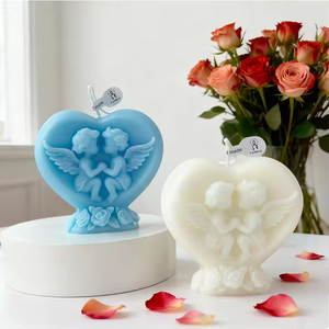 Creative Novelty Shaped Scented <b>Candles</b> <b>Bulk</b> Vanilla Aroma <b>Candle</b> for Home Wedding Valentine's Day Decorative - Product Image 2