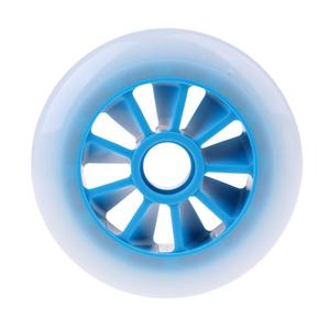 Pattini in linea per esterni da 100mm blu da corsa con parti di ruote in PU per il pattinaggio in linea - Product Image 3
