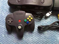 Gamepad USB N64 Harga Terjangkau, Kontroler PC Warna-warni, Hadiah Natal, Tersedia