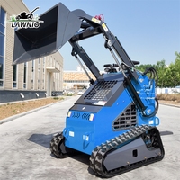 Recherche de partenaires à long terme pour chargeuses compactes LAWNIO à système hydraulique, idéales pour les opérations en espaces restreints sur petits chantiers.