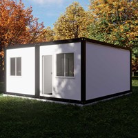Maison conteneur pliable haut de gamme, transport facile, design personnalisé luxueux, maison conteneur résistante aux contraintes élevées