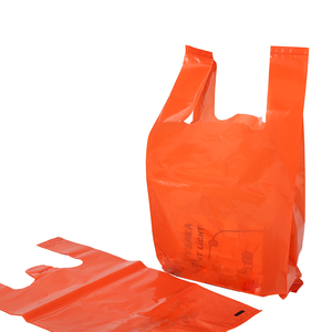 Giá thấp siêu thị vest nhựa đóng gói túi in ấn tái chế túi nhựa với logo tùy chỉnh - Product Image 1