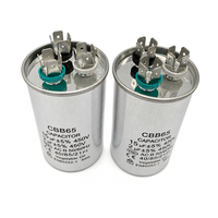Kapasitor Motor AC Haoye CBB65 15+2uF 450VAC untuk Kompresor AC Anti Ledakan dengan Casing Aluminium
