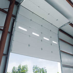 Portes Industrielles à <span class=keywords><strong>Ouverture</strong></span> Multiple, <span class=keywords><strong>Porte</strong></span> Industrielle <span class=keywords><strong>Sectionnelle</strong></span> Équilibrée, <span class=keywords><strong>Porte</strong></span> <span class=keywords><strong>de</strong></span> <span class=keywords><strong>Garage</strong></span> Automatique à Bouton Manuel Double Face - Product Image 1
