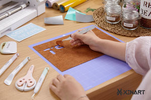 XINART-estera de corte púrpura, 3 esteras de 12x24 pulgadas, agarre fuerte, para reemplazo de estera, silueta, <span class=keywords><strong>Cameo</strong></span>, 4/3/2/1 - Product Image 5