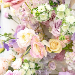 Versprechen Großhandel künstliche Blumen läufer Hochzeit Tisch hohe Simulation Seide Blumen reihe - Product Image 4