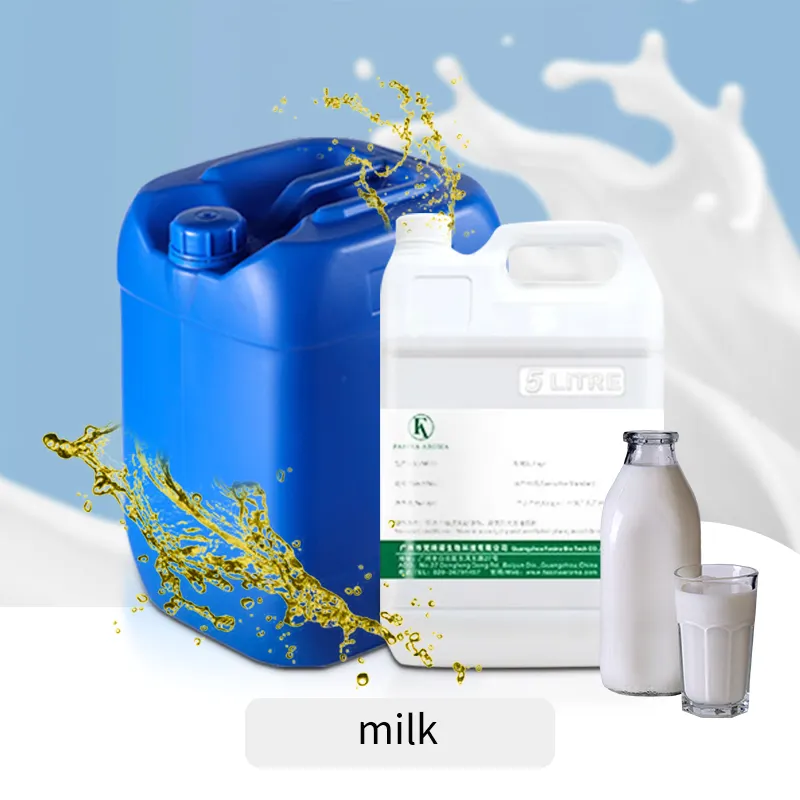 Melhor duradouro aromático fresco leite alimentos sabor líquido fornecedores de grau alimentício sabor e fragrância King Milk Flavour