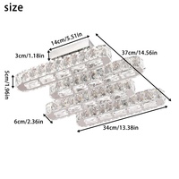 Lustre de plafond moderne multi-têtes en cristal créatif certifié SAA pour l'éclairage de salon et les projets d'ingénierie