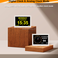 Dinding Mount pengendali jarak jauh ukuran besar detification jam kalender tipe 7 "8" 10.1 "12" 15 "dengan Alarm pengingat obat
