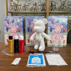 Ventes flash TikTok 2024 : Kit de modèle d'ours fluide fait main en <span class=keywords><strong>peinture</strong></span> <span class=keywords><strong>acrylique</strong></span> pour enfants et adultes avec pigment - Product Image 1