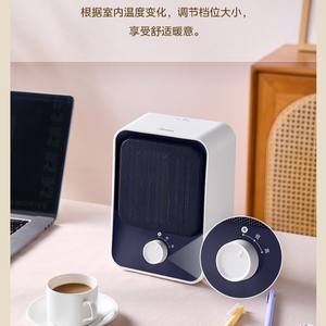 Calentador Eléctrico Mini Midea, Área de Calefacción de 10 m², Ahorro de Energía, Esencial para Oficina en Invierno, Blanco y Negro, HFU15D - Product Image 3