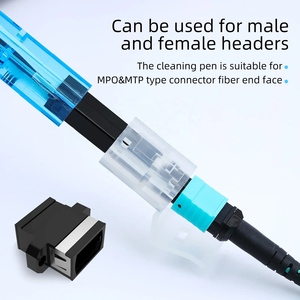 อุปกรณ์ทำความสะอาดแบบคลิกเดียว NFC IBC MPO สำหรับช่องเสียบ MPO MTP อุปกรณ์ทำความสะอาดไฟเบอร์ออปติกสำหรับเครือข่าย3G และ4G สำหรับ FTTH - Product Image 6