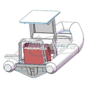 Bateau en aluminium captivant <span class=keywords><strong>de</strong></span> 5,8 m certifié CE, best-seller avec un look élégant pour les rassemblements familiaux et la pêche récréative - Product Image 3