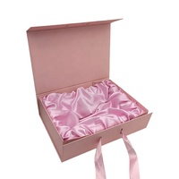 Cajas de Regalo de Papel Satinado Populares, Cajas Personalizadas para Extensiones de Cabello, Cajas Magnéticas Plegables Negras para Pelucas, Cajas de Embalaje de Lujo