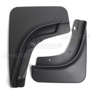 4 Pièces Garde-boue Auto en Plastique Noir Moulé Avant et Arrière pour Jeep Compass 17-18 - Product Image 4