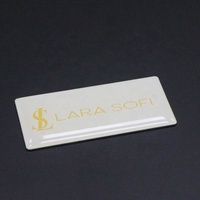 China de fábrica impermeable cúpula 3D transparente colorido de impresión anti-amarilleando epoxi empresa etiqueta engomada del logotipo