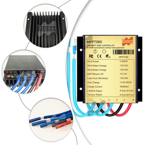 Contrôleur de charge éolienne MPPT 800W (12V/24V automatique) |   Accélérateur à faible vitesse de vent 30A et frein étanche pour batterie LiFePO4 W750 - Product Image 4
