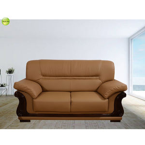 غرفة المعيشة الأثاث إيطاليا تصميم الكلاسيكية الفاخرة مجموعة أريكة الأثاث بيع الجلود الاصطناعية الكبيرة حجم وفيسيت - Product Image 2