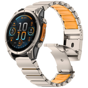 Correa de Titanio de Lujo de 22 mm y 26 mm para Reloj <span class=keywords><strong>Garmin</strong></span> Fenix 7 7X 5Plus 6XPro <span class=keywords><strong>Enduro</strong></span> <span class=keywords><strong>2</strong></span> - Product Image 3